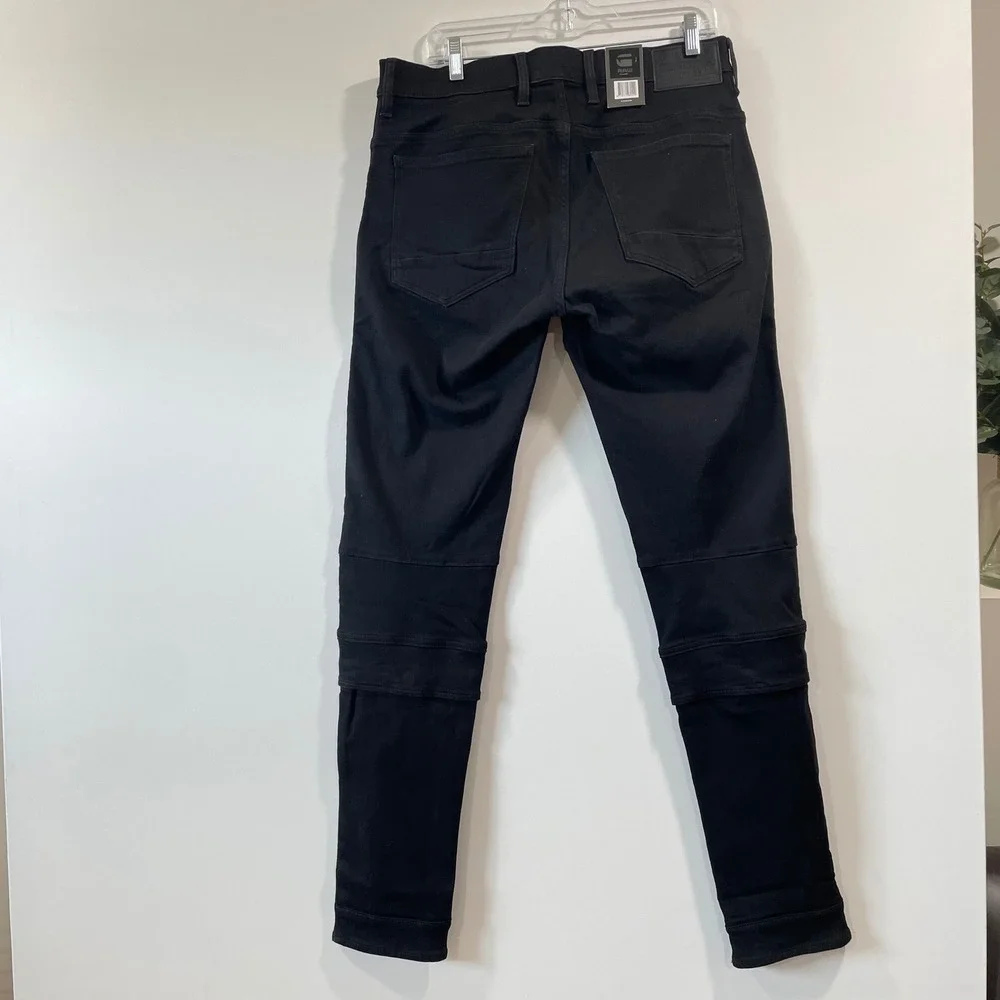 G-Star RAW Airblaze 3D Skinny Jeans Mens 33x34 Black Multi Pocket Cargo